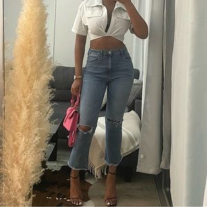 High Waist Flare Jeans | Refuge